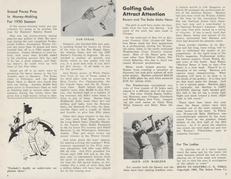 Golfing Gals Attract Attention