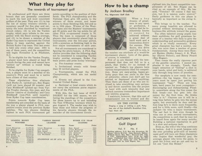 How to be a champ