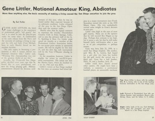 Gene Littler, National Amateur King, Abdicates