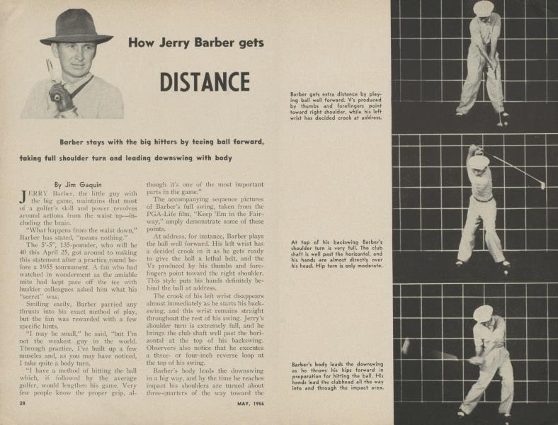 How Jerry Barber gets DISTANCE