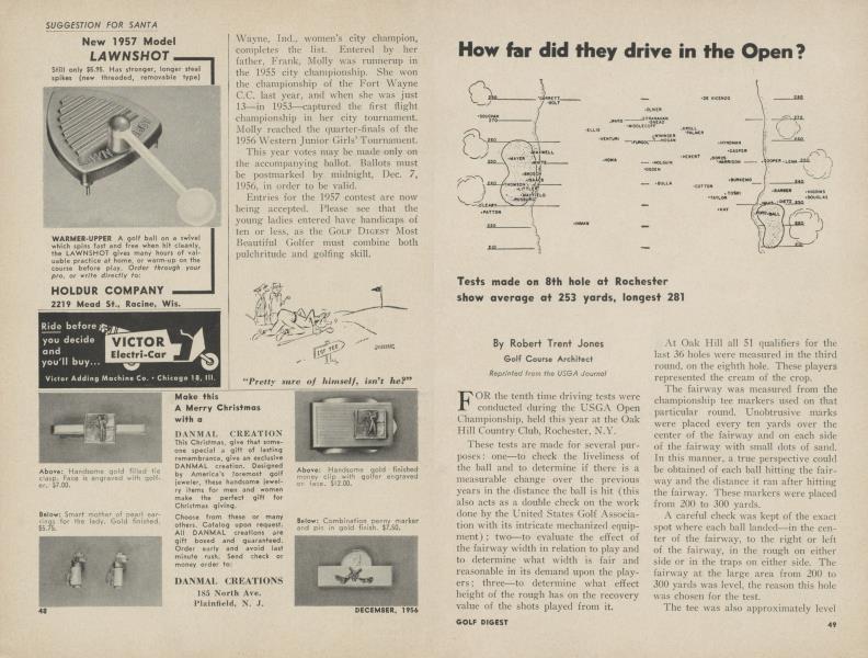 How far did they drive in the Open?