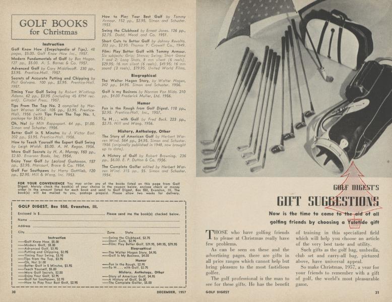 GOLF DIGESTS'S GIFT SUGGESTIONS