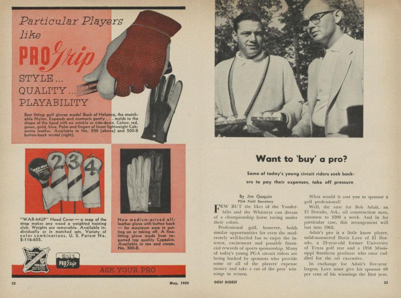 Want to 'buy' a pro?