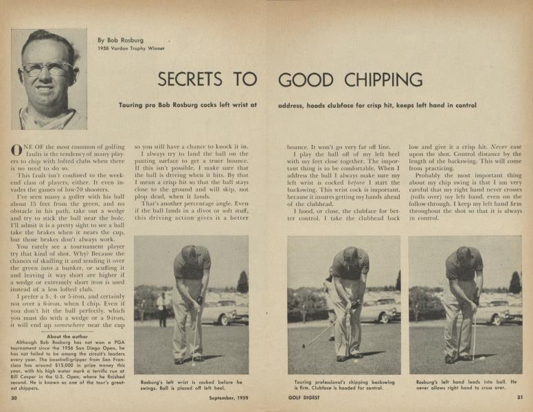 SECRETS TO GOOD CHIPPING