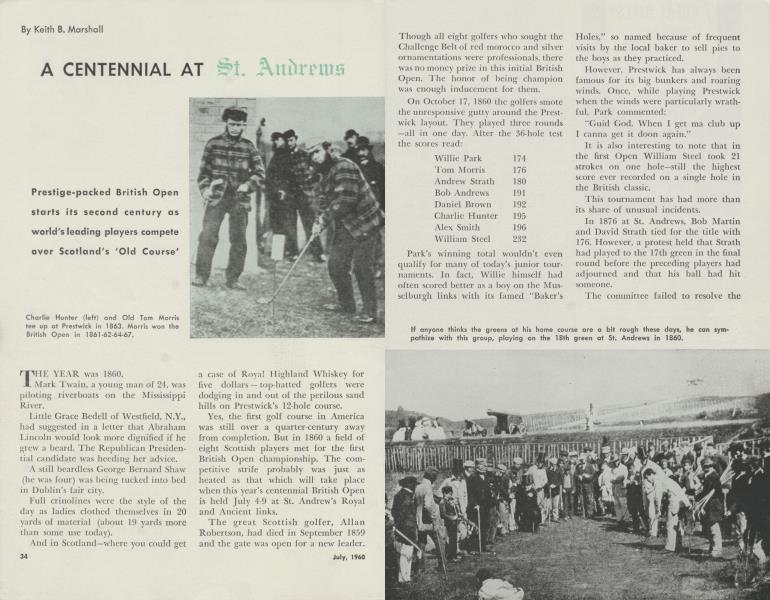 A CENTENNIAL AT St. Andrews