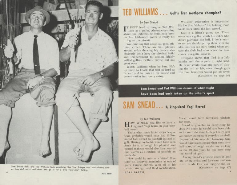 SAM SNEAD... A king-sized Yogi Berra?