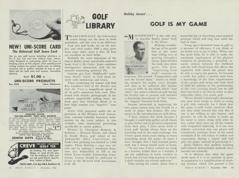 GOLF IS MY GAME