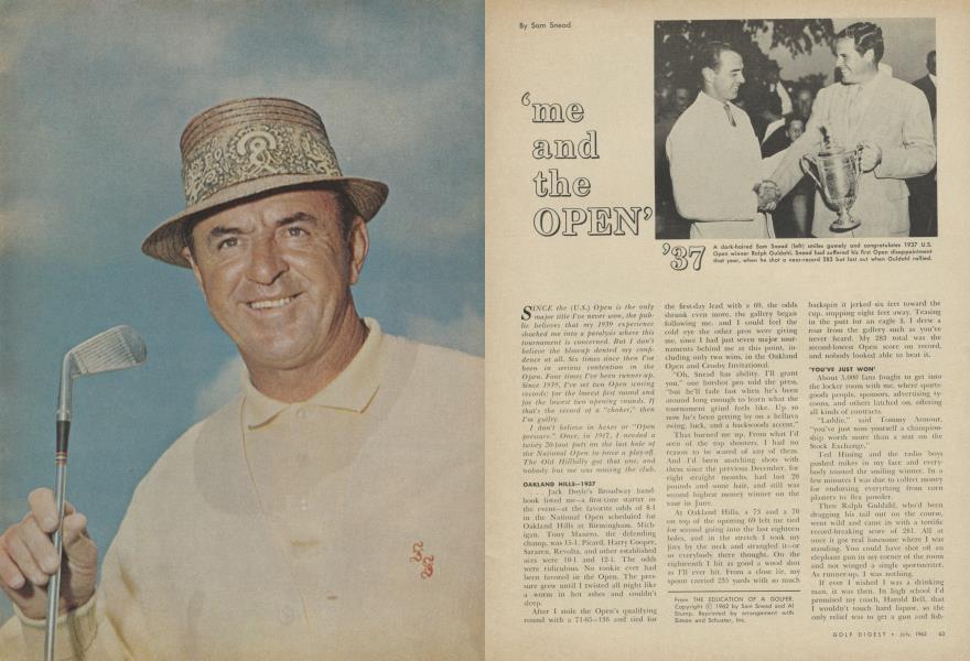 'me and the OPEN'