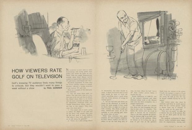 HOW VIEWERS RATE GOLF ON TELEVISION