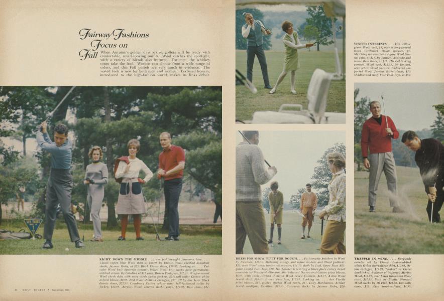 Fairway Fashions Focus on Fall