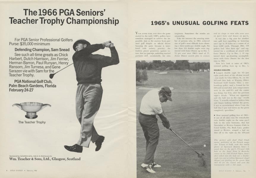 1965’s UNUSUAL GOLFING FEATS