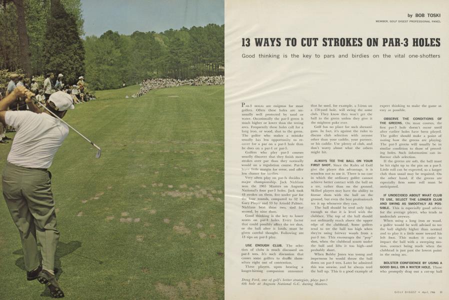 13 WAYS TO CUT STROKES ON PAR-3 HOLES