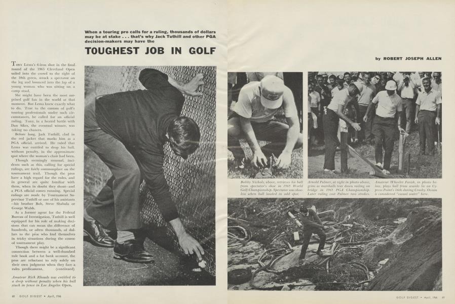 TOUGHEST JOB IN GOLF