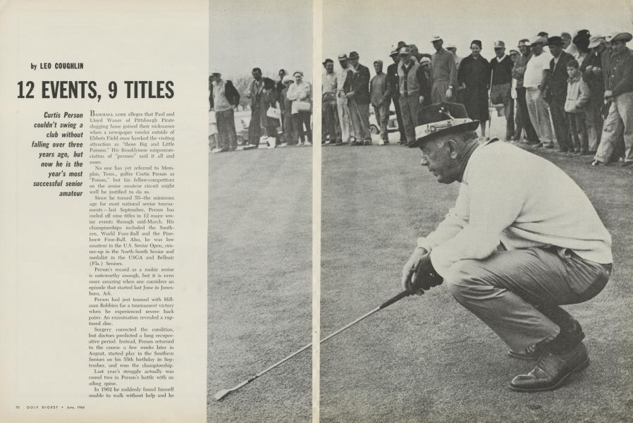 12 EVENTS, 9 TITLES