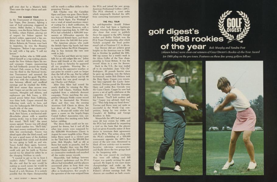Golf digest's 1968 rookies of the year