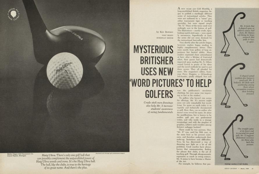 MYSTERIOUS BRITISHER USES NEW ‘WORD PICTURES'TO HELP GOLFERS