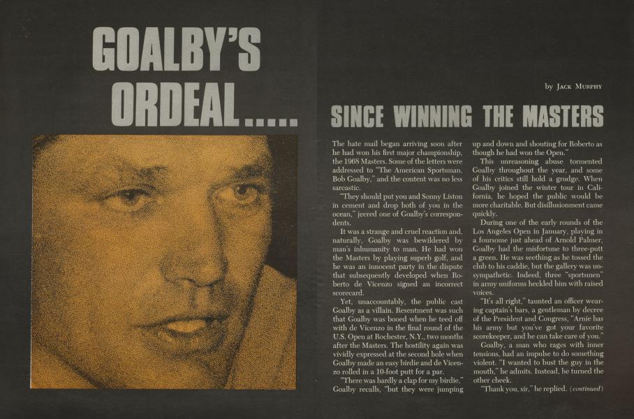 GOALBY'S ORDEAL.....