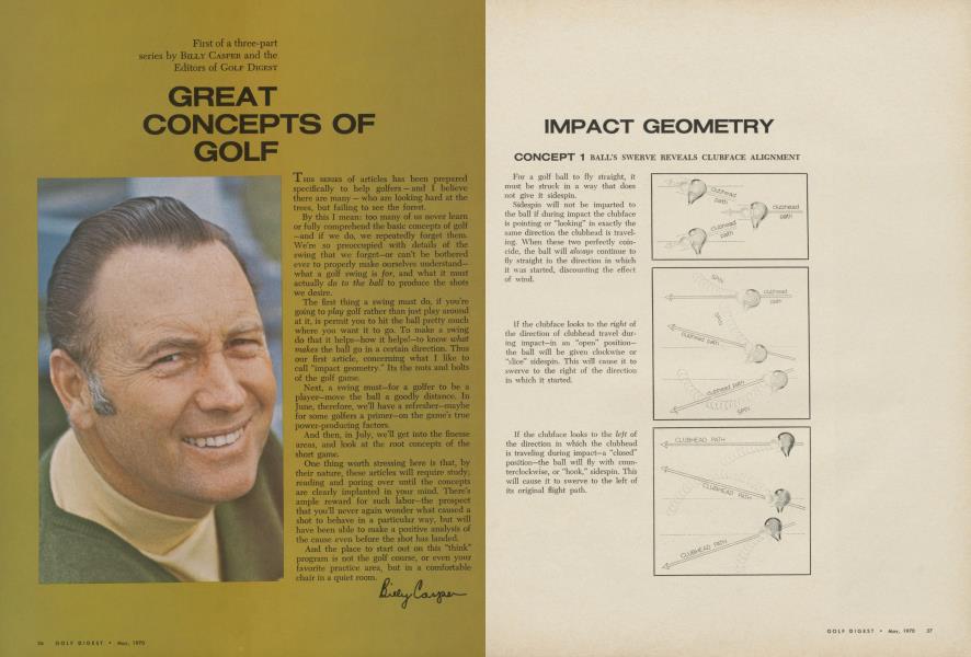 Great concepts of golf