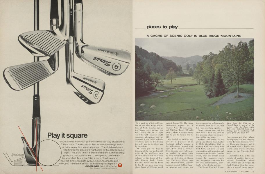 A cache of scenic golf in Blue Ridge Mountains