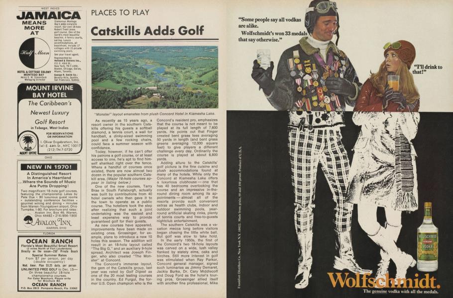 Catskills adds golf