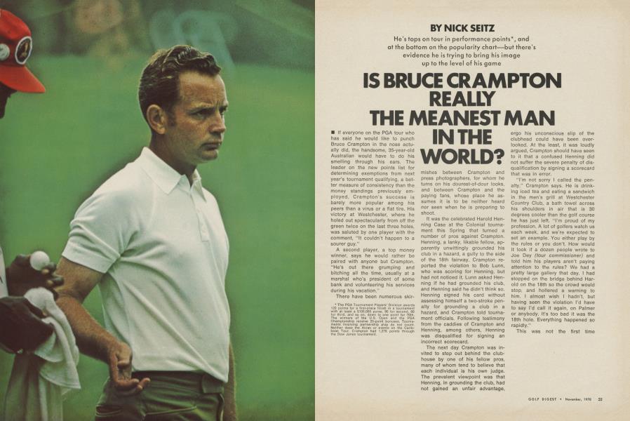 Is Bruce Crampton really the meanest man in the world