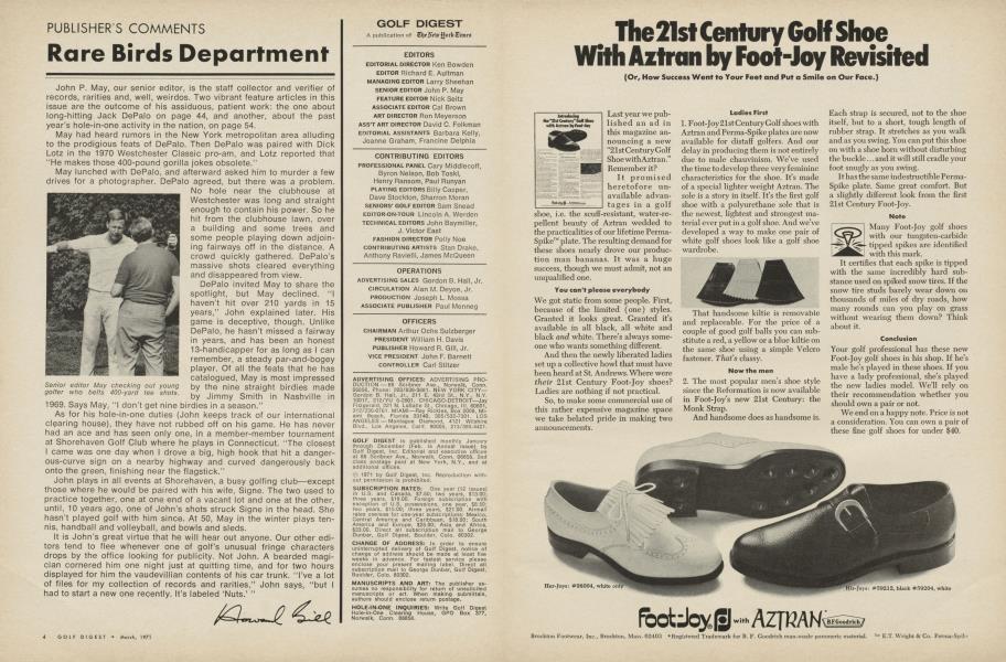 Rare birds department
