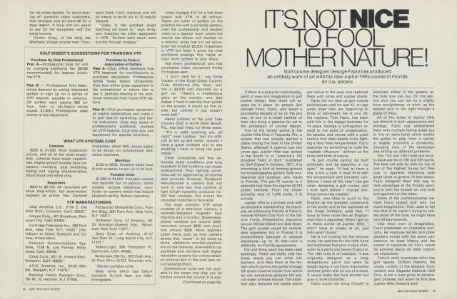 It's not nice to fool Mother Nature!