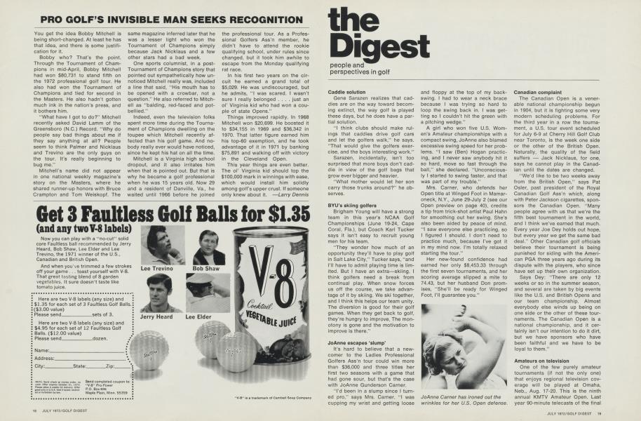 Pro golf's invisible man seeks recognition