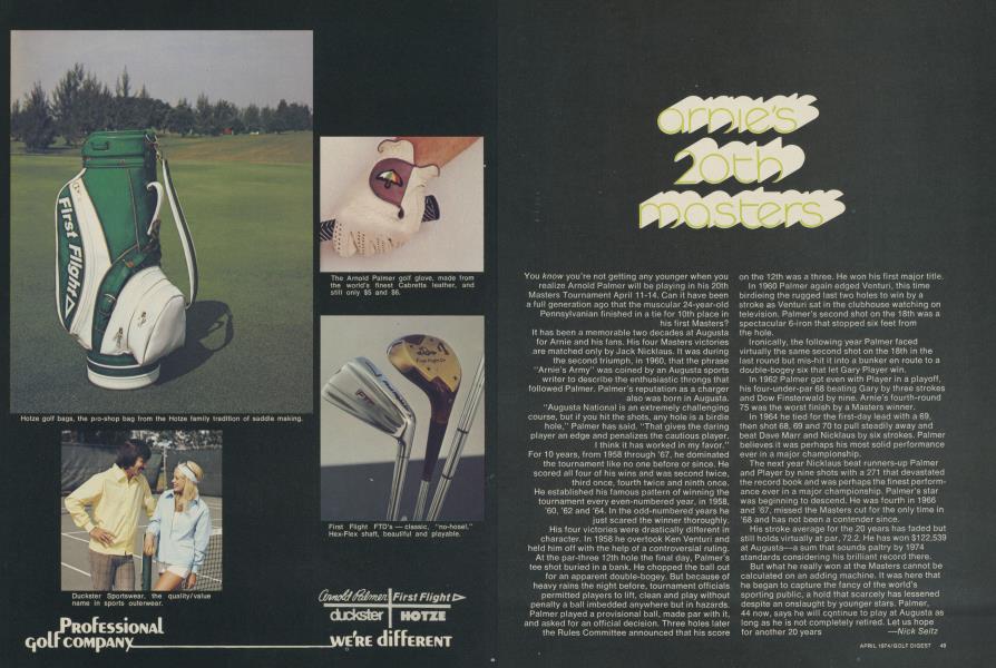 Arnie's 20th Masters