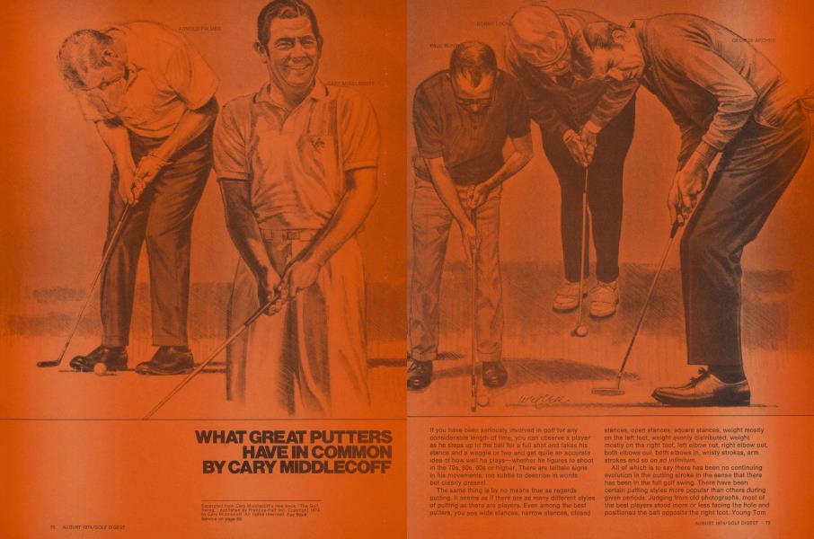WHAT GREAT PUTTERS HAVE M COMMON BY CARY MIDDLECOFF