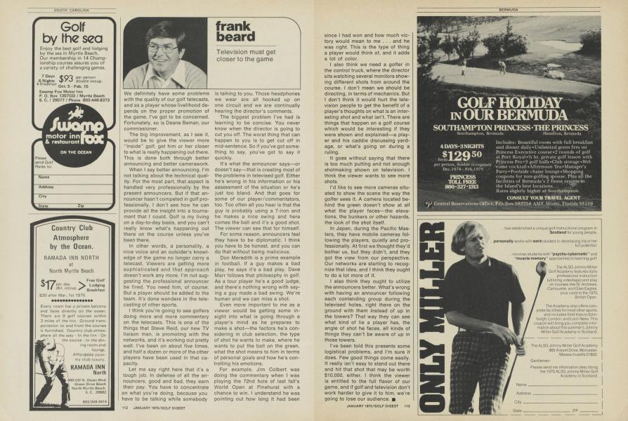 The ALSG Johnny Miller Golf Academy