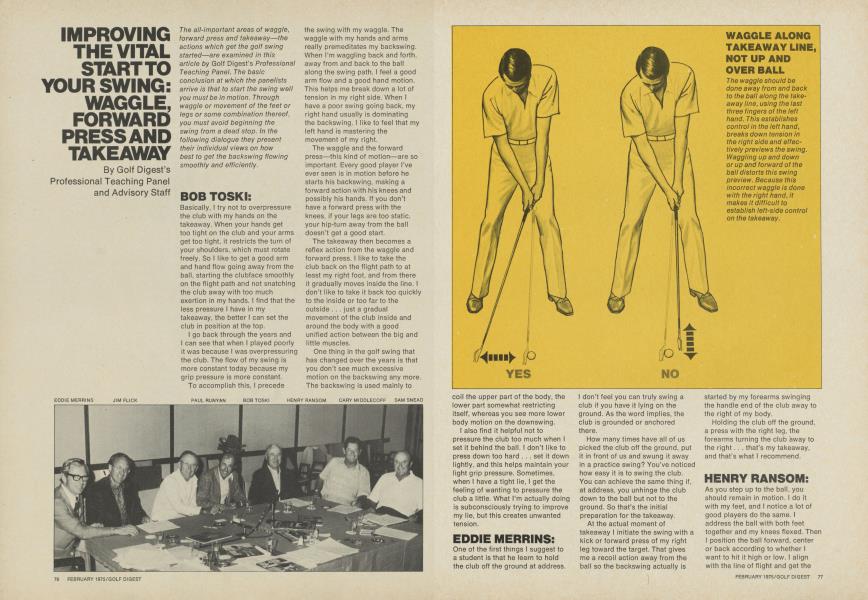 Improving the Vital Start to Your Swing