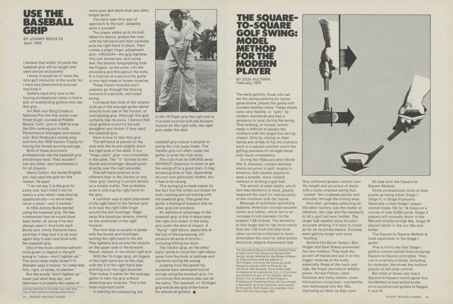 The Square-To-Square Golf Swing: Model method for the modern players