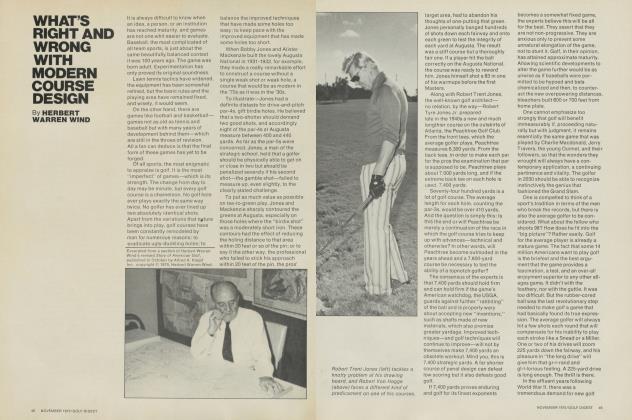 What's right and wrong with modern course design