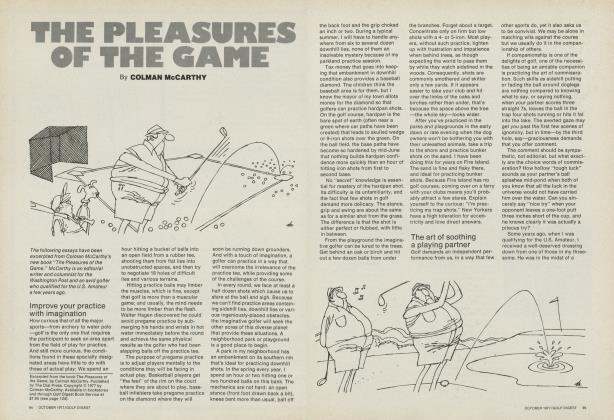 THE PLEASURES OF THE GAME