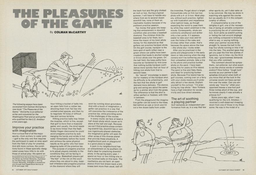 THE PLEASURES OF THE GAME