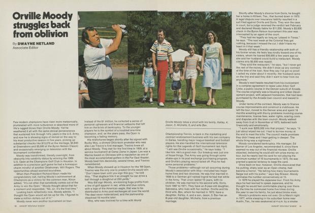 Orville Moody struggles back from oblivion