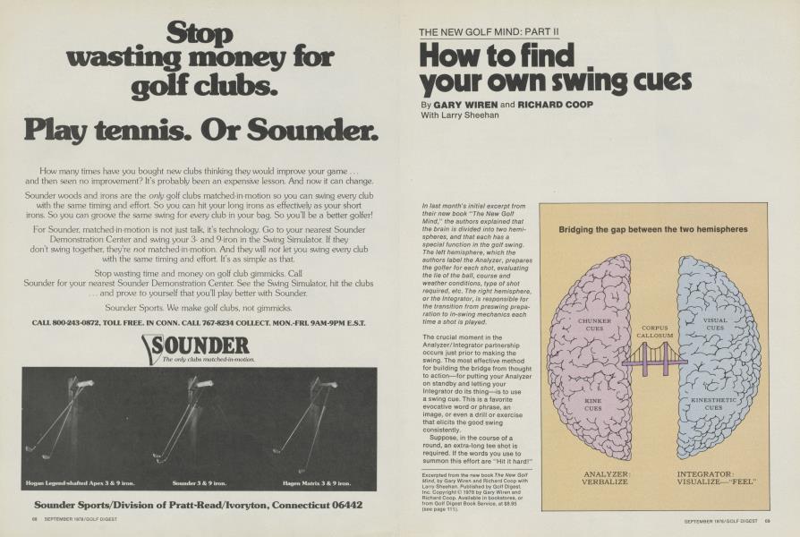 How to find your own swing cues