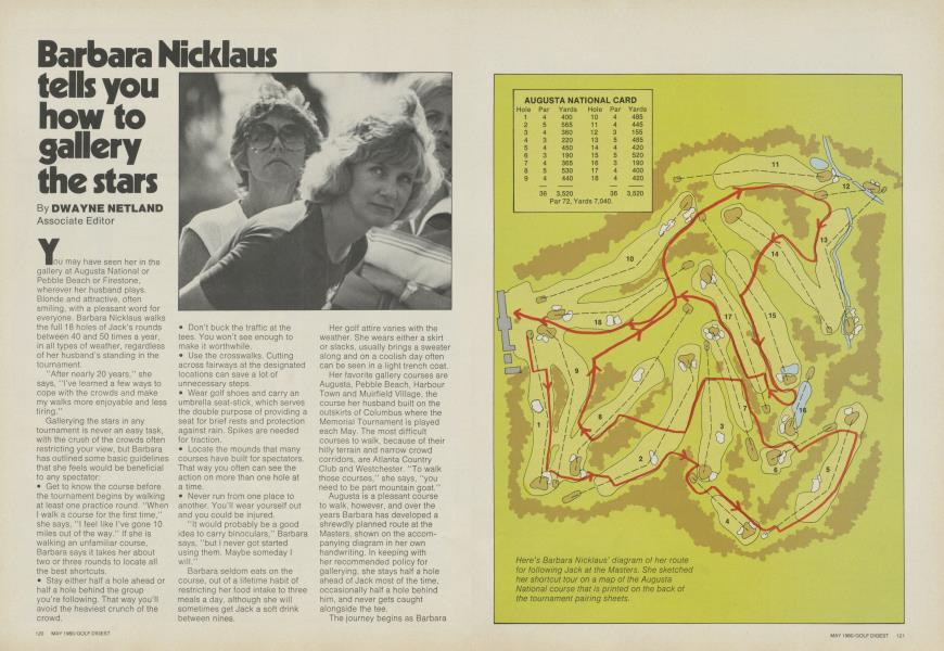 Barbara Nicklaus tells you how to gallery the stars