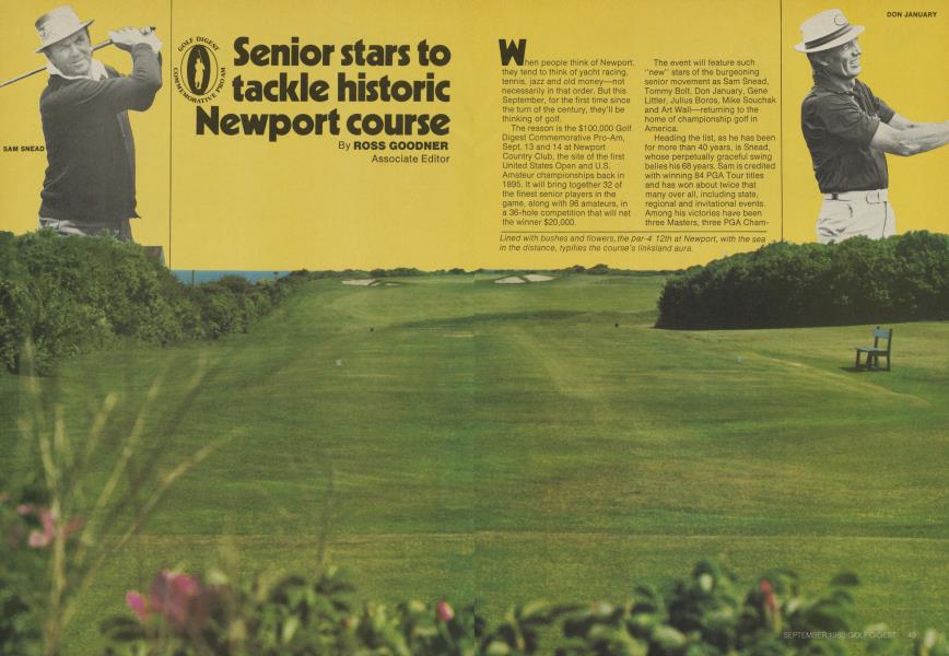 Senior stars to tackle historic Newport course