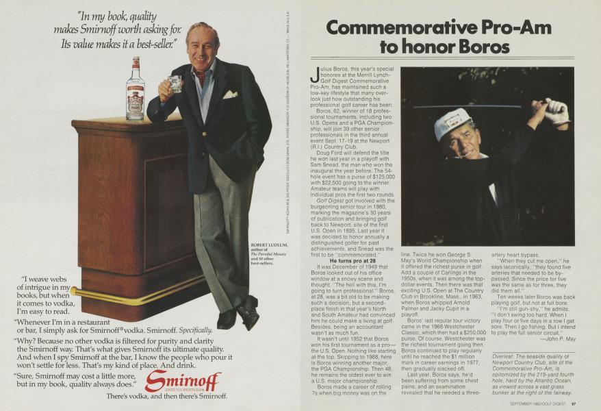 Commemorative Pro-Am to honor Boros