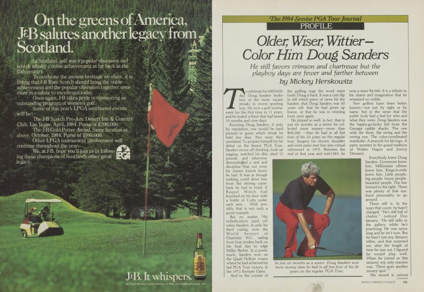 Older, Wiser, Wittier— Color Him Doug Sanders