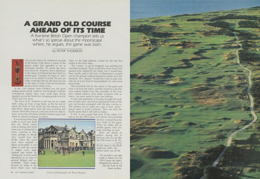 A GRAND OLD COURSE AHEAD OF ITS TIME