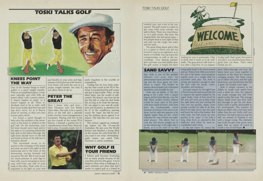 TOSKI TALKS GOLF