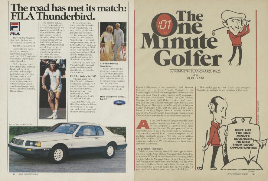 The One Minute Golfer
