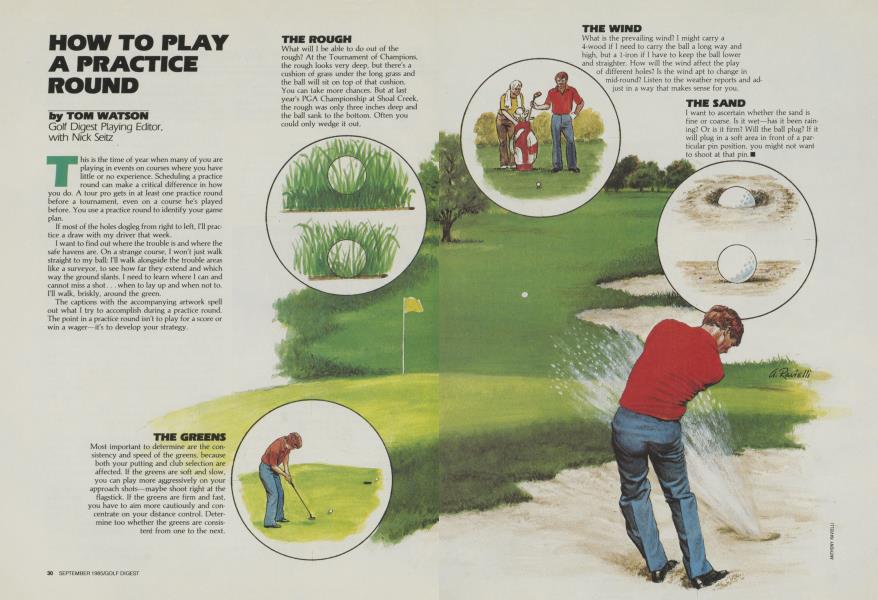 How to Play a Practice Round