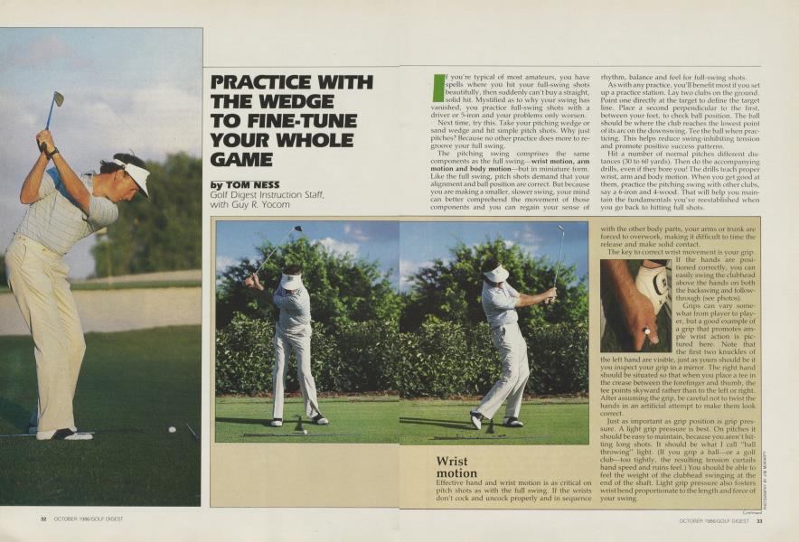 Practice with a Wedge to Fine-Tune Your Whole Game