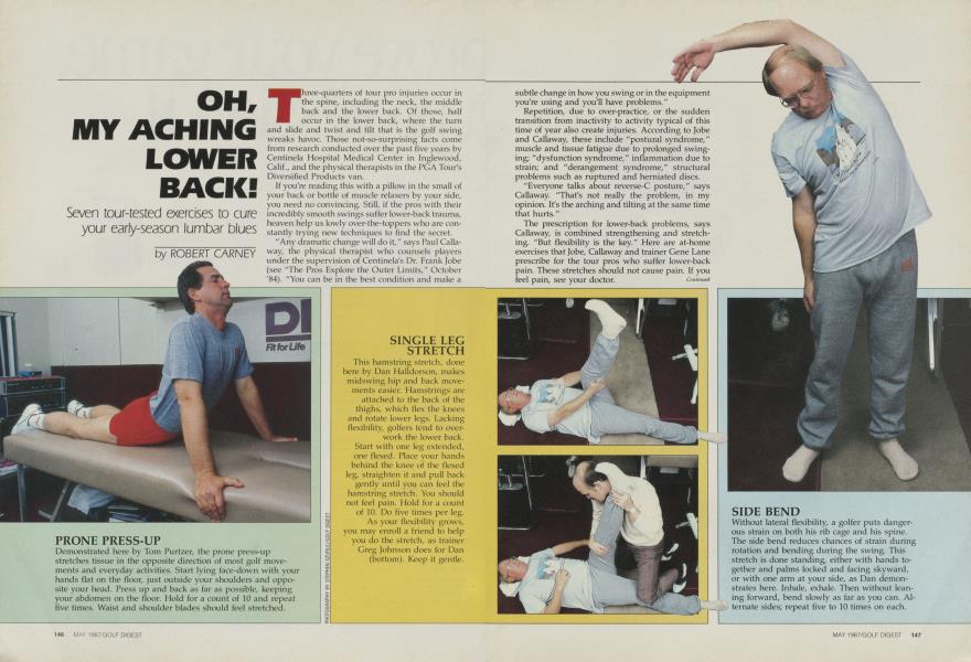 OH, MY ACHING LOWER BACK!
