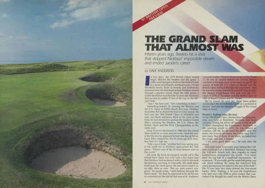 THE GRAND SLAM THAT ALMOST WAS