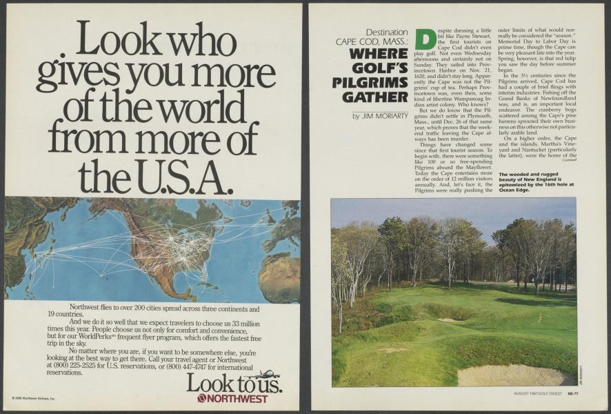 DESTINATION CAPE COD, MASS.: WHERE GOLF'S PILGRIMS GATHER